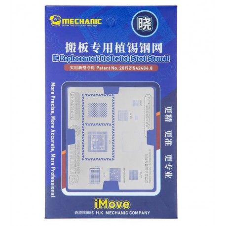 BGA-трафарет для реболлінгу Mechanic iMove 04 для Apple iPhone 8, iPhone 8 Plus, iPhone X, A11