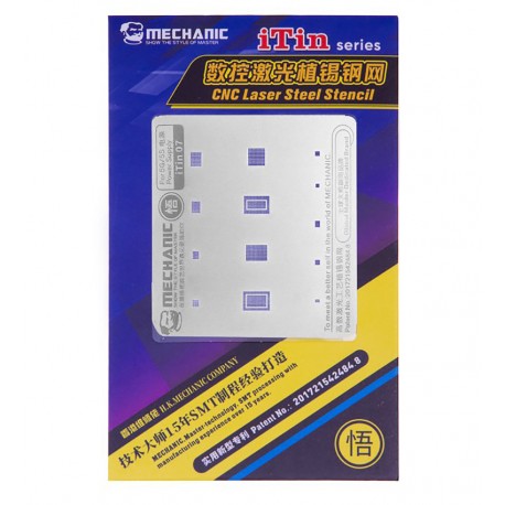 BGA-трафарет Mechanic iTin 07 для Apple iPhone 5, iPhone 5S, power supply BGA-трафарет Mechanic iTin 07 для Apple iPhone 5, iPhone 5S, power supply