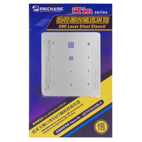 BGA-трафарет Mechanic iTin 09 для Apple iPhone 6S, iPhone 6S Plus, power supply BGA-трафарет Mechanic iTin 09 для Apple iPhone 6S, iPhone 6S Plus, power supply