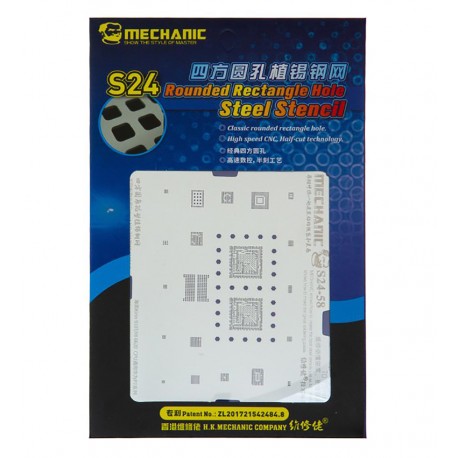 BGA-трафарет Mechanic S24-58, HI kirin 910T/HI 6620 CPU BGA-трафарет Mechanic S24-58, HI kirin 910T/HI 6620 CPU