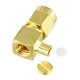 Роз'єм SMA-JBW2 Male кутовий на кабель RG405
