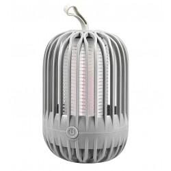 Лампа-ловушка от насекомых Flash Anti Mini 2в1 800mAh (с вбуд. аккум.) (13cm) (Серый)