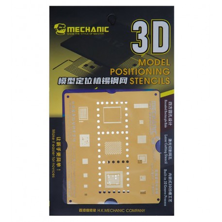 3D BGA-трафарет Mechanic S40-A11 для Apple iPhone 8, iPhone 8 Plus, iPhone X