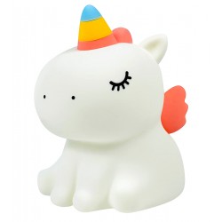 Силиконовый ночник "Единорежка" A007 с сенсорным датчиком, 1200mAh, 3 режима яркости (Белый)