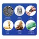 Полировальная машина Mechanic iRX8, с насадками, аккумуляторная