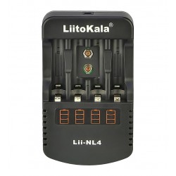 Зарядное устройство Liitokala Lii-NL4, 5 канала, для аккумуляторов АА/ ААА/ C (Крона)