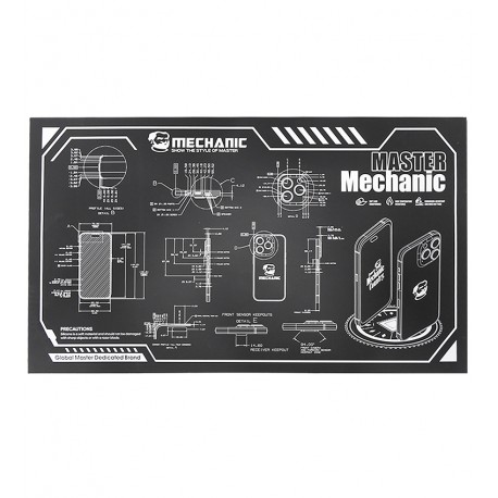 Коврик монтажный Mechanic V78, термостойкий, устойчивый к пятнам, 600 мм, 350 мм