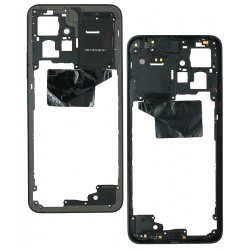 Средняя часть корпуса для Xiaomi Redmi Note 12 4G, чёрная