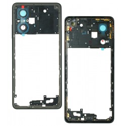 Средняя часть корпуса для Xiaomi Poco X5 Pro, чёрная