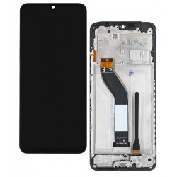 Дисплей для Xiaomi Poco C75, Redmi 14C 4G, чорний, з рамкою, оригінал (PRC), 2411DRN47C, 2409BRN2CA, 2409BRN2CG, 2409BRN2CY