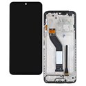 Дисплей для Xiaomi Poco C75, Redmi 14C 4G, черный, с рамкой, оригинал (PRC), 2411DRN47C, 2409BRN2CA, 2409BRN2CG, 2409BRN2CY