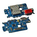 Шлейф для Samsung S911 Galaxy S23, микрофона, коннектора зарядки, Sim коннектора, плата зарядки