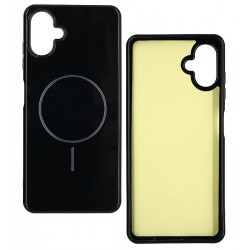 Чехол для Samsung A065 Galaxy A06, Glamour case with MagSafe, силиконовый, черный