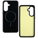 Чехол для Samsung A366 Galaxy A36, Glamour case with MagSafe, силиконовый, черный