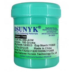 Флюс паста NC-559-ASM 100 грамм в банке, гель, Dsunyk