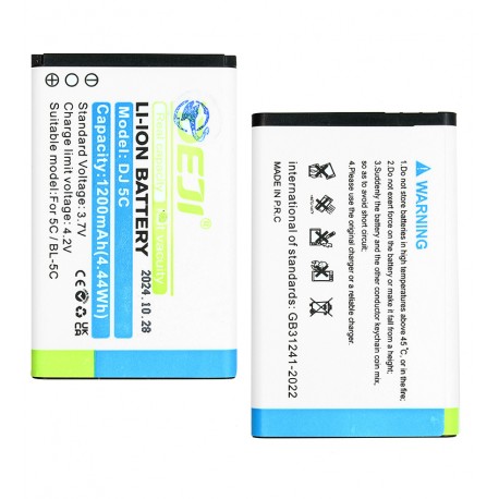 Акумулятор Deji BL-5C для Fly DS103D, Nokia 1100, 1101, 1110, 1280, 1600, 1616, 202 Asha, 203 Asha, 220 Dual SIM, 230 Dual Sim, 2300, 2310, 2323c, ... Акумулятор Deji BL-5C для Fly DS103D, Nokia 1100, 1101, 1110, 1280, 1600, 1616, 202 Asha, 203 Asha, 220 Dual SIM, 230 Dual Sim, 2300, 2310, 2323c, ...