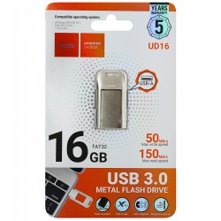 Флешка 16Gb Hoco UD16, USB 3.0, срібляста