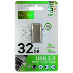 Флешка 32Gb Hoco UD16, USB 3.0, серебристая Флешка 32Gb Hoco UD16, USB 3.0, серебристая