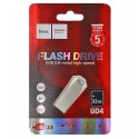 Флешка 32 Gb Hoco UD4, USB 2.0, срібляста