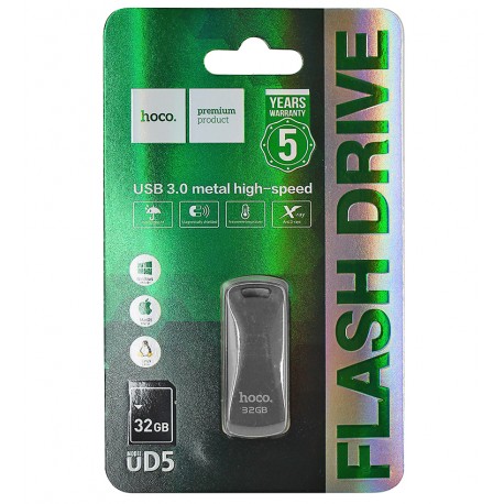 Флешка 32 Gb Hoco UD5, USB 3.0, срібляста