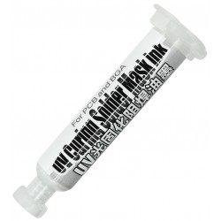 Паяльна маска Mechanic UVH900-WY, білий, 10 мл, ультрафіолетовий, (лак ізоляційний)