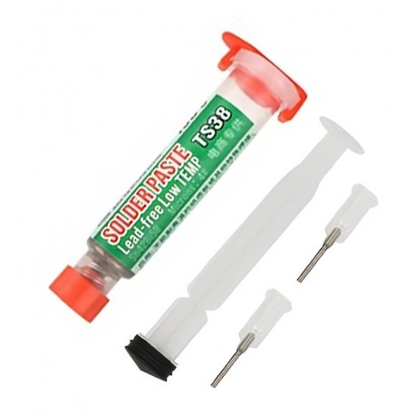 BGA паста Mechanic TS38, Sn 42%, Bi 58%, 138 °C, 20 г