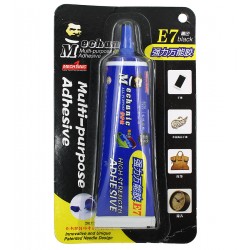 Клей-герметик Mechanic E7, универсальный, быстросохнущий, 50 мл, черный