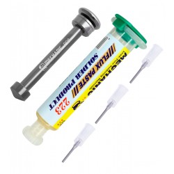 Флюс паста Mechanic CMOV-223HF, з штовхачем, високоактивний, 10 мл