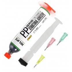 Клей RELIFE RL-035A, полиуретановый, черный, для дисплейных рамок, для приклеивания задних крышек, 5 мл