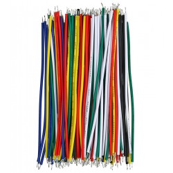 Проводки монтажные луженые набор, 6 цветов по 20шт, 26AWG, 100 мм