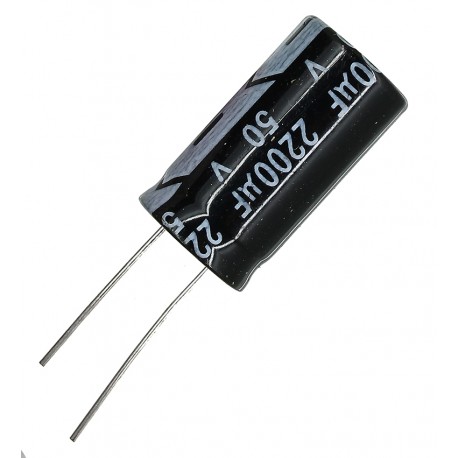 Конденсатор электролитический 2200 uF 50 V, 105°C, d16 h30 (CHONG) Конденсатор электролитический 2200 uF 50 V, 105°C, d16 h30 (CHONG)