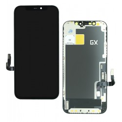 Дисплей для Apple iPhone 12, iPhone 12 Pro, чорний, з сенсорним екраном, з рамкою, High quality, GX-IN CELL Дисплей для Apple iPhone 12, iPhone 12 Pro, чорний, з сенсорним екраном, з рамкою, High quality, GX-IN CELL