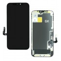 Дисплей для Apple iPhone 12, iPhone 12 Pro, черный, с сенсорным экраном, с рамкой, High quality, GX-IN CELL