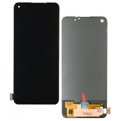 Дисплей для Oppo Reno 5 Lite, чорний, з сенсорним екраном (дисплейний модуль), High Quality (OLED)