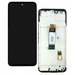 Дисплей для Samsung S711 Galaxy S23 FE, черный, с рамкой, High quality, (OLED)