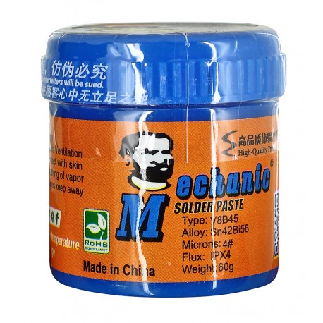 BGA паста Mechanic V8B45, безсвинцовая, 138 °C, 60 г