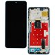 Дисплей для Huawei Honor 90 Lite, Honor X8a, синий, с рамкой, оригинал (PRC), CRT-LX1, CRT-LX2, CRT-LX3, CRT-NX1