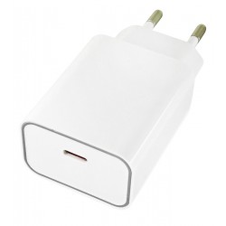 Сетевое зарядное устройство Hoco C143A, Type-C, 20Вт, белое