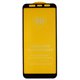 Защитное стекло для Samsung J415F Galaxy J4+, совместимое с чехлами, Full Glue, без упаковки, черный