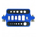 Зажим для пайки конекторів XT60, XT90, T-Plug, синій