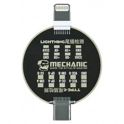 Тест кабель для проверки коннектора зарядки Mechanic T810, Lightning для Apple, USB тип-C Тест кабель для проверки коннектора зарядки Mechanic T810, Lightning для Apple, USB тип-C