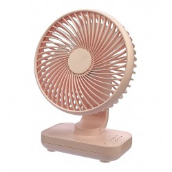 Настольный беспроводной вентилятор GXQC D606, розовый