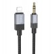 Кабель AUX (Lightning - Jack 3.5) Hoco UPA32A, 1м, black