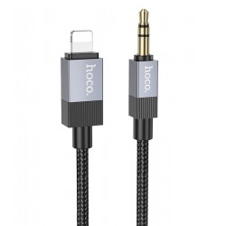 Кабель AUX (Lightning - Jack 3.5) Hoco UPA32A, 1м, black Кабель AUX (Lightning - Jack 3.5) Hoco UPA32A, 1м, black