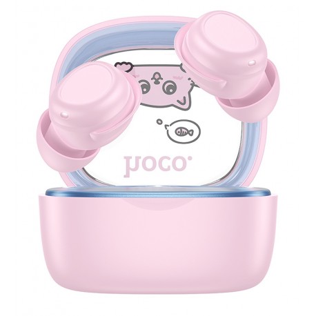 Наушники беспроводные Hoco EW111, TWS, bluetooth, детские, pink