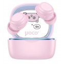 Наушники беспроводные Hoco EW111, TWS, bluetooth, детские, pink