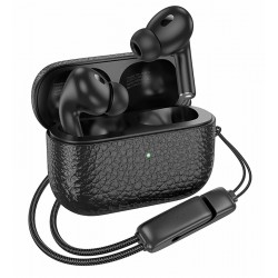 Наушники беспроводные Hoco EQ9 Plus, TWS, bluetooth, черный