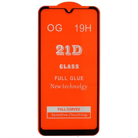 Защитное стекло для Xiaomi Redmi Note 8 Pro, без упаковки, черный, M1906G7I, M1906G7G