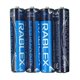 Батарейка Rablex R6P LR03, AAA, солевая, 4шт.