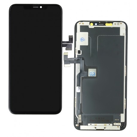 Дисплей для Apple iPhone 11 Pro Max, черный, с сенсорным экраном, с рамкой, (TFT), ZY-IN CELL HD+